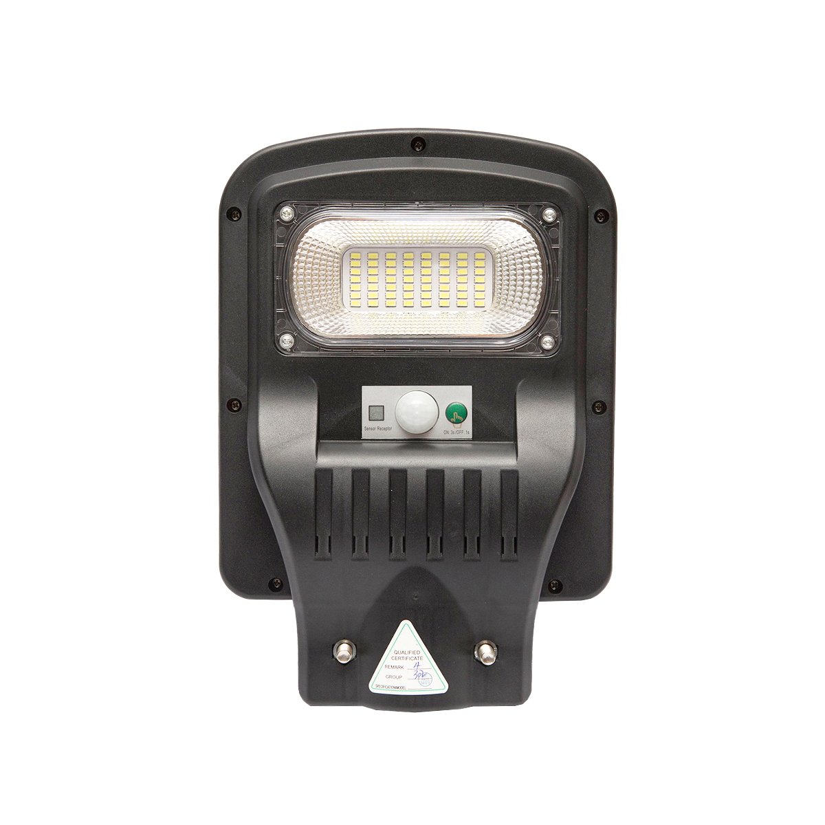Lampa solara LED iluminat stradal 50W, 6500K, IP65 cu panou solar si prindere pe stalp Breckner Germany